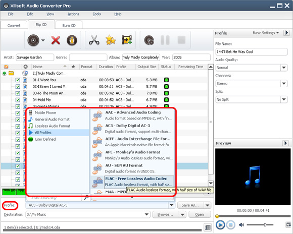 Xilisoft Audio Converter Pro