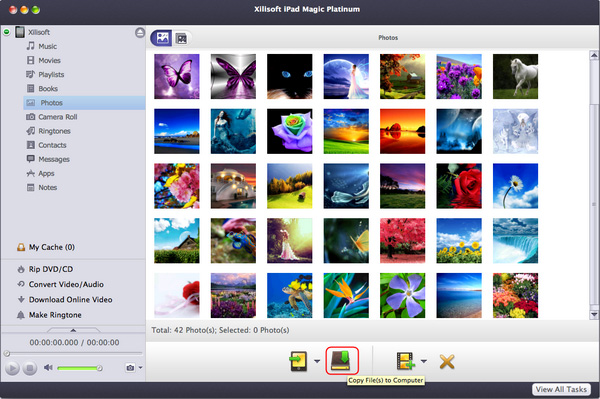 Backup iPad files to computer